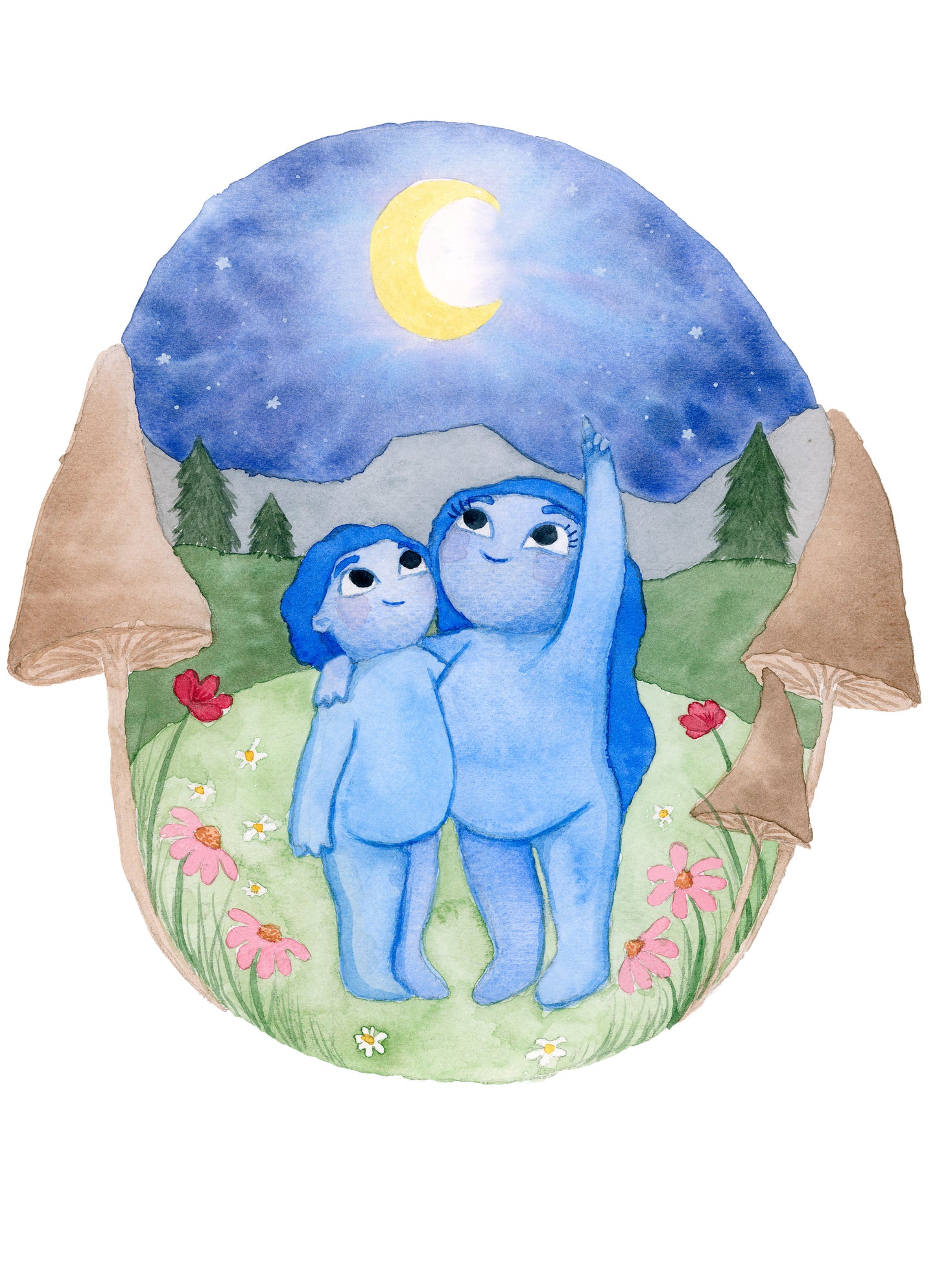 Månebørn og månen