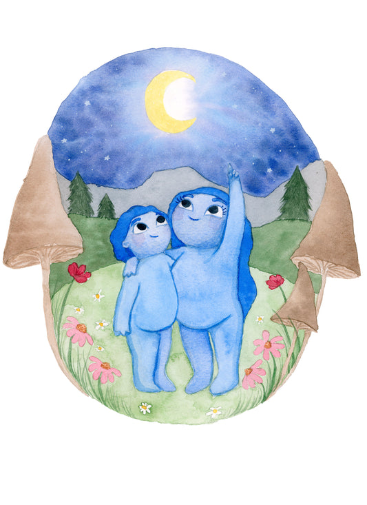 Månebørn og månen